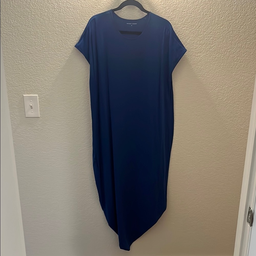 Universal Standard Blue Asymmetrical Women's Dress